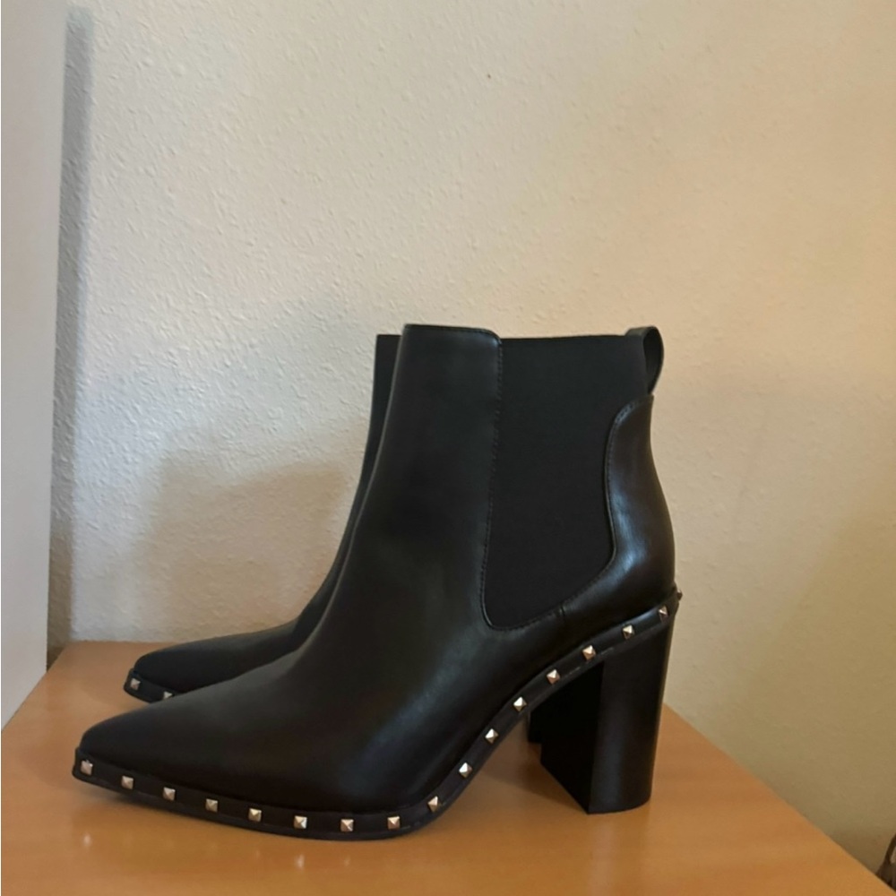 Charles David Studded Ankle Boots